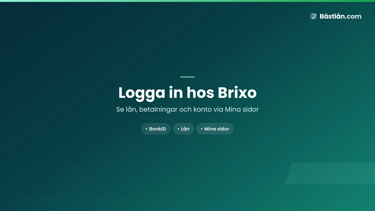 Logga in hos Brixo
