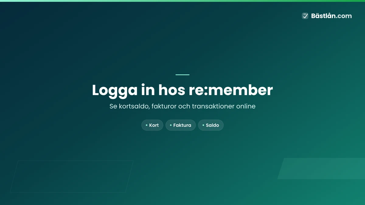 Logga in hos Remember